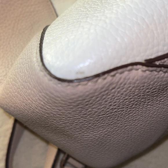 Kate Spade Taupe and Cream Leather Backpack main image 11